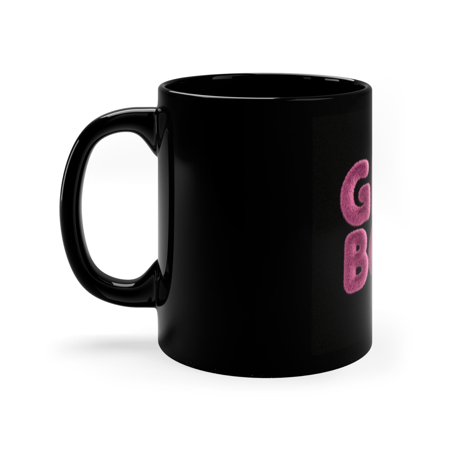 Black Coffee Mug, 11oz